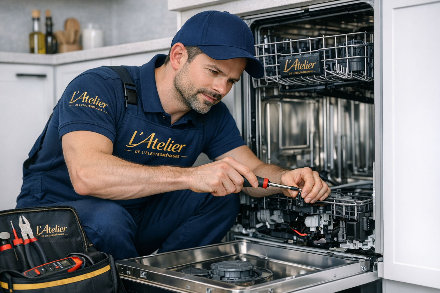 dépannage électroménager dans une cuisine